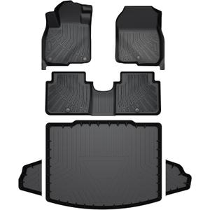 Cartist Floor Mats for Honda CRV 2017-2021 2022 (Not for Hybrid), All Weather Cargo Liner for CR-V Accessories, Heavy Duty Car Mats, Car Accessories
