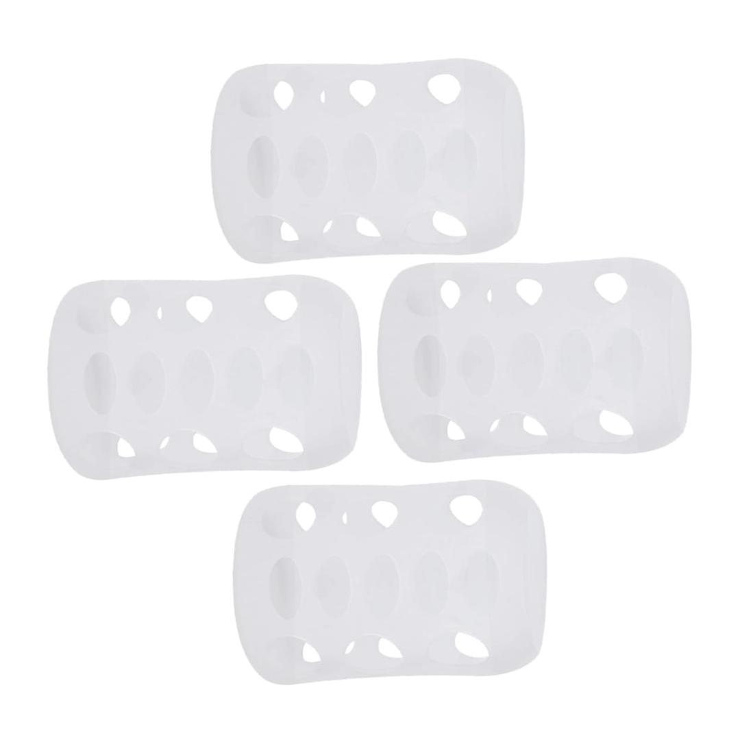 8 Pcs Milk Bottle Sleeves Pigeon Supplies Silicone Bottle Cover Feeding Glass Covers Glass Sleeves Nursery Feeding Baby White Anti-Fall