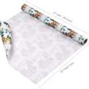 5 x WRAPAHOLIC Kraft New Home Wrapping Paper Roll - Mini Roll - 17 Inch x 33 Feet - Happy New Home Design, Perfect for Birthday, Party, Holiday