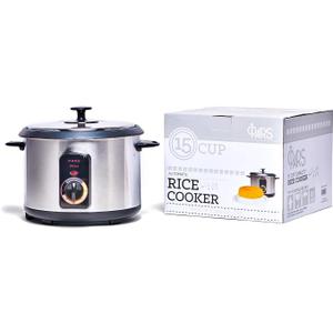 Pars Automatic Persian Rice Cooker - Tahdig Rice Maker Perfect Rice Crust, 15 Cup