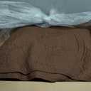Love's cabin California King Size Quilt Bedding Set Brown Bedspreads - Cal King Lightweight Bedspread Comforter - Coin Pattern Coverlet for All Season - 3 Pieces (1 Quilt, 2 Pillow Shams)