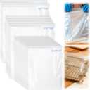 Palksky Oven Rack Cleaning Bags, 3 Sizes Heavy Duty No Scrub Oven Rack Cleaning Bags, Reusable Leak-Resistant PE Bags for Deep Soaking Grill Grates, BBQ Racks, No Cleaner Included, 16 Packs