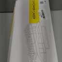 EUDELE Adhesive Shower Caddy, 5 Pack Rustproof Stainless Steel Bath Organizers With Large Capacity, No Drilling Shelves for Bathroom Storage & Home Decor (XL size, Black)