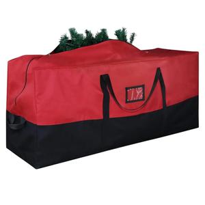 Christmas Tree Storage Bag, 600D Oxford Extra Large Moving Bags, Fits Up to 7.5 Ft Artificial Trees, Skeleton Storage, Waterproof Christmas Decorations Storage Bags with Zippers & Card Slot