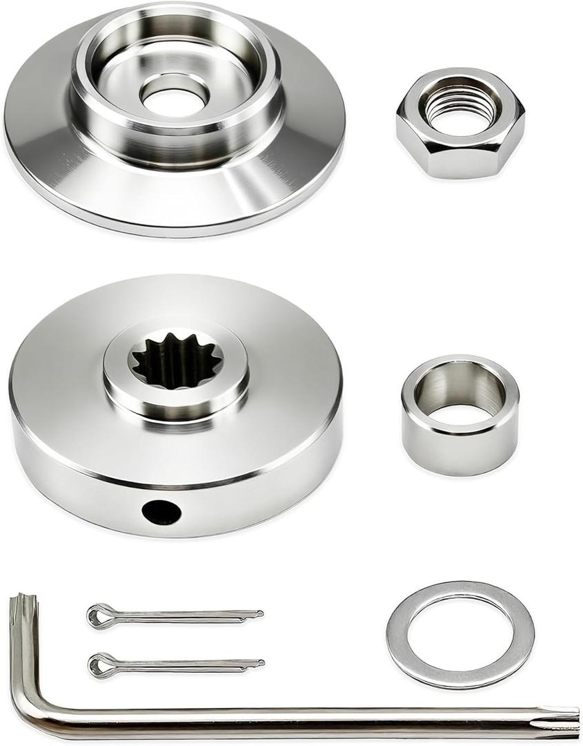 Stainless Steel Blade Kit Hardware Compatible with Echo SRM Series (Except The High Torque Version),Trimmer & Brush Cutter Saw Blade Conversion Kit for SRM 225 Part# C535000160 C535000150