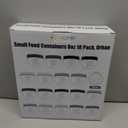 Youngever 18 Pack 1 Cup Small Food Containers with Lids, 8 Ounce Food Storage Containers, Condiment, and Sauce Containers with Lids Labels (Urban Colors)