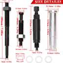 65700 Broken Spark Plug Remover Tool Kit Remove Extractor Compatible with Ford Triton 3 Valve Engines 5.4L