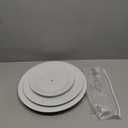 Klikel 3 Tiered Serving Stand -Silver Serving Tray for Parties - Round Platter for Cupcakes Fruits Dessert or Tea - Cake Pop Stand and Buffet Server