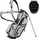 Mizuno BR-DX 14-Way Hybrid Stand Golf Bag,  Heathered Grey