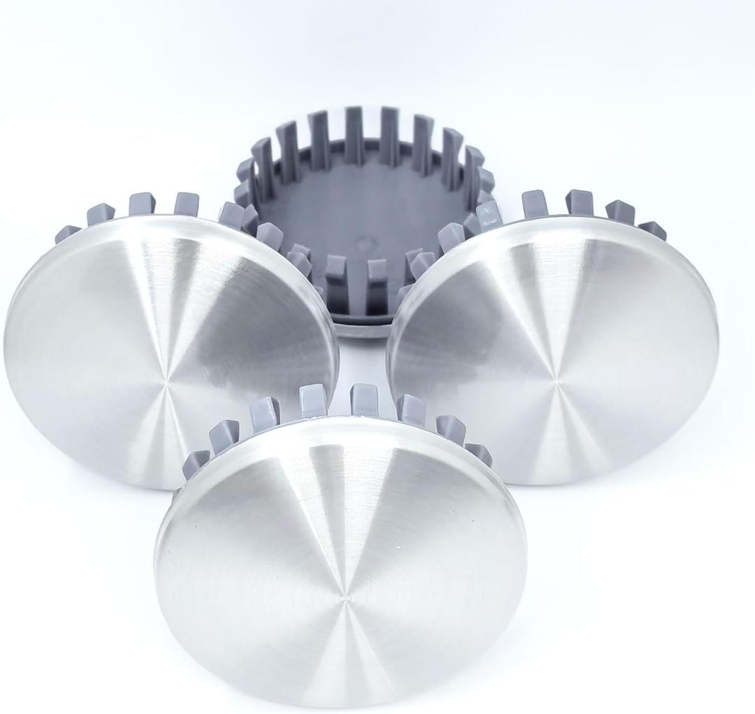 YAKKU 4PCS Wheel Center Caps for 2008-2019 Chevy Suburban Tahoe Yukon 83mm/3.25"" Car Wheel Hub Caps ABS Rim Center Hub Cover (Matte Silver, OD: 83mm(3.27"), ID: 76mm(2.99"))