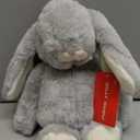 DILLY DUDU Gray Bunny Rabbit Stuffed Animal Plush Toy Best Gifts 10-Inch