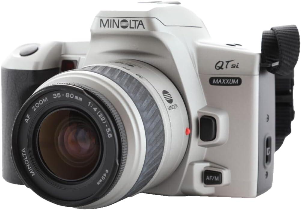 Minolta Maxxum QtSi 35MM SLR Film Camera with AF/MF zoom Lens