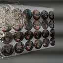 24 Pack Skeleton Christmas Cards + Envelopes, Spooky Gothic Christmas Cards Bulk 4 x 6 Inches Skeleton Greeting Holiday Retro Goth Xmas Card with Seal Stickers, 12 Styles (Wacky)