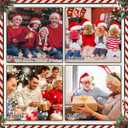 30 Sets Christmas Cards Candy Domes for Crafts, DIY Greeting Gift Cards with Hanging Rope Treat Holders for Xmas Tree Ornaments Winter Party Favors Supplies(Gingerbread House)