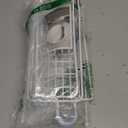 Epicano Shower Caddy Hanging, Anti-Swing Over Head Shower Caddy Rustproof with hooks for Towels, Sponge and more, White