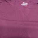 SUUKSESS Women Double Lined Fitted Basic T Shirts Crew Neck Long Sleeve Crop Top (Small, Plum)