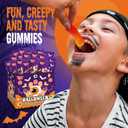 15 Pack Halloween Gummy Body Parts - 5 Pcs Per Bag (75Pcs Per Box ) Holiday Themed Gummy Candy  Trick Or Treat Delicious Candys - Bulk Halloween Candys Great Use, For Kids, Trick or Treat, Party Favor, Classrooms, Goodie Bags (EXP 06/12/27)