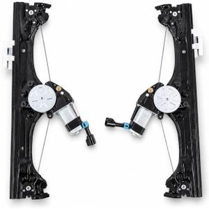 Front Left Right Window Regulator Compatible with 500 2012-2019