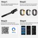 Smart Ring for Men Health Tracker Fitness Ring Sleep Monitor Heart Rate Monitor Sport Tracker for Android iOS