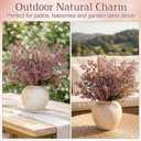 Dingion 3 Pcs 43 Inch Dusty Plum Berry Stem Artificial Spring Faux Sedum Stem Spray Flowers Realistic Flowers Branches Floral Picks for Vase Wedding Holiday Mantel DIY Harvest Seasonal Home Decor