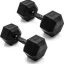 CAP Barbell Coated Dumbbell Weight | Multiple Options Pairs & Sets, 30lbs