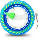 Kite Reels for Adults, 1000FT Line Spool Winder, Kite String Spool with Lock, Blue, 7 inches