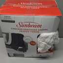 Sunbeam Electric Throw Royal Mink Sherpa Heated Blanket, 4 Heat Settings, 4-Hour Auto Shut-Off, Fast Heating, Luxurious and Ultra Comfy, Night Fog Color, 50" x 60"