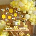 Epakh 30 Pcs Bee Baby Shower Party Decorations Spelling Bee Birthday Decorations Gender Reveal Honey Hanging Swirls Ceiling Streamers for Classroom Decoration