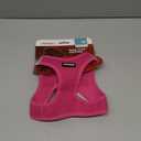 Best Pet Supplies Voyager Step-in Air Harness - All Weather Mesh, Reflective, No Pull Harness for Dogs, Cats - Secure with Hook & Loop Fastener, Buckle, Double D-Rings - Fuchsia, L (L (Chest: 18 - 20.5"))