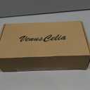 VenusCelia Women's Charming Lady Slingback Pump Shoe (8.5, Gold)