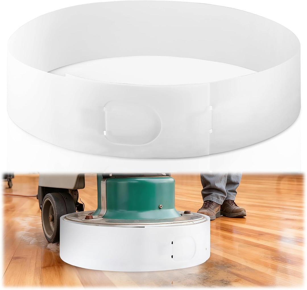 96" Splash Guard for Floor Scrubbers, Universal Scrubber Splash Guards, Adjustable Design Fits Various Machines with Slots, Protects Walls from Water & Chemicals during Scrubbing Stripping (1)