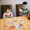 3 x Valentines Cards for Kids Classroom Gifts - 36 Cute Pendant Gifts + 36 Valentines Day Cards for Kids, Valentine's Day Party Favors, Sweet Kids Vday Cards for School Valentines Classroom Exchange