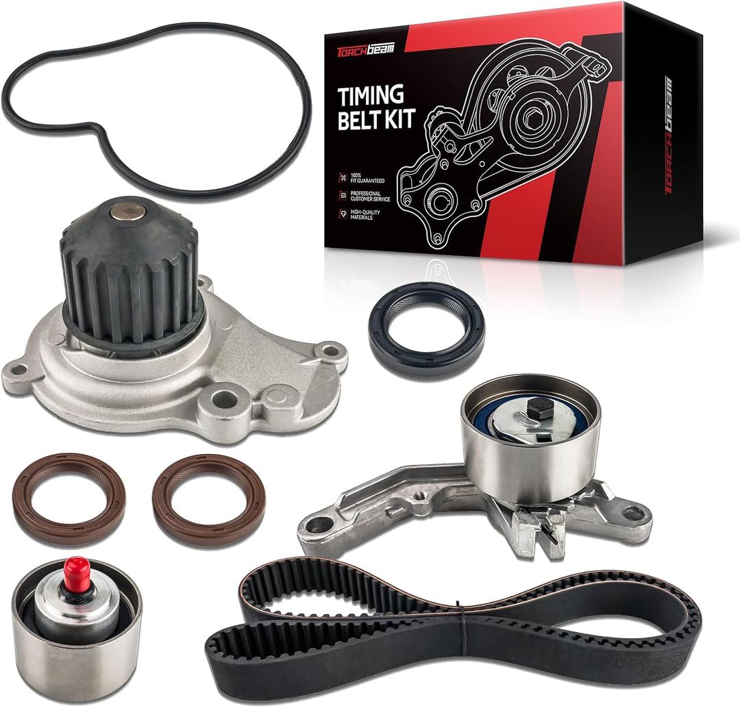 Torchbeam Timing Belt Kit Compatible with Chrysler PT Cruiser 2003-2010, Sebring 2003-2006, Voyager 2003, Dodge Stratus 2003-2006, Caravan 2003-2007, Jeep Wrangler 2004-2006, Liberty 2003-2005