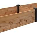 Outdoor Essentials Haven 2 ft. x 8 ft. Natural Cedar Raised Garden Bed