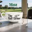Fathers Day Golf Gifts for Dad, Men, Husband from Daughter, Son, Wife - Funny Golf Gift for Golfers - The Golf Father Mug - 16Oz
