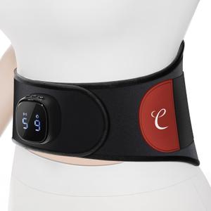 Comfytemp Cordless Portable Heating Pad for Back Pain Relief, Lower Back Massager with Heat Wireless, FSA HSA Eligible Rechargeable, Mothers Day Gifts, Birthday Gifts for Mom Dad, 9 Heat 5 Vibration