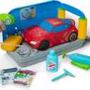 Melissa & Doug Spray & Shine Car Wash Color-Changing Water Toy Play Set Boys and Girls 3+