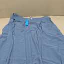 Yincro Women's A-Line Midi Skirt with Pockets High Waist Flared Below The Knee Skirts Size XL