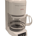 12-Cup Commercial Automatic Drip Coffee Maker, White