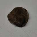 UDU Hair Topper Short Pixie Cut Toppers for Women with Thinning Hair Synthetic Wiglet Toppers Instant Volume & Fullness, Natural-Looking & Lightweight, Boosting Confidence (Deep Almond Brown with Highlights)