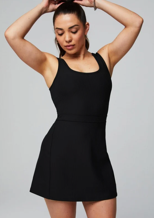 Women Sleeveless Bodycon Ruched Short Dress Side Drawstring Solid Crew Neck Sundress Casual Summer Tank Mini Dresses, Size M