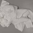 MSLG Women's Sexy 2 Piece Set Solid Summer Bodycon Suit Casual Tie Front Short Sleeve V Neck Crop Top Shorts Outfits Sets S42 (Large, White)