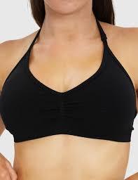 Women Bra Straps Tops Sport Bikini Tops Built in Bra Bathing Suit Tops Padded, Medium