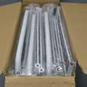 3 Tier Shoe Rack for Closet, 46.5 Inch Extra Long Shoe Storage Organizer for Shelves, Heavy Duty Metal, Easy Assembly, White