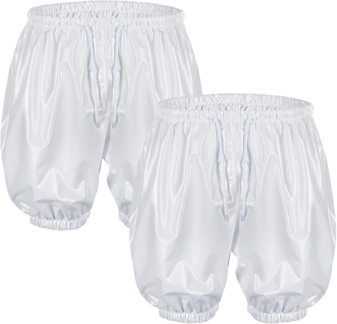 Nuanchu 2 Pcs Unisex Washable Adult Diaper Cover Reusable Leakproof Incontinence Underpants for Incontinence Supplies (M Size)