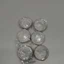 Silver Napkin Rings Set of 6,Diamond Napkin Ring for Table Decor,Thanksgiving,Christmas Napkin Rings Buckles, Anniversary, Birthday, Holiday, Party of Table Setting, Wedding Table Decoration