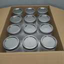 Mason Jars 32 oz,12 Pack Quart Wide Mouth Mason Jar With Airtight Lids,Glass Canning Jars for Fermenting, Pickling,Meal Prep,Overnight Oats & Centerpieces