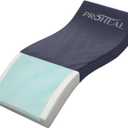 Memory Foam Hospital Bed Mattress - Gel Infused Pressure Redistribution - Ultra Breathable Treatment - Sloped Heel Hospital Bed Mattresses - Fluid Resistant Nylon Cover - 42" x 80" x 6"