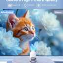 Mini Projector with Wifi 6 and Bluetooth5.4, Portable Projector 4K Support, Android 14 Smart Proyector with 200ASIN & Auto Keystone, Alwtniet HY300Utral Small Proyector for Bedroom, Movie, Outdoor