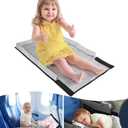 Toddler Airplane Bed - Ultimate Airplane Travel Essential | Portable Airplane Seat Extender for Kids | Perfect Airplane Bed for Toddlers and Kids - Grey